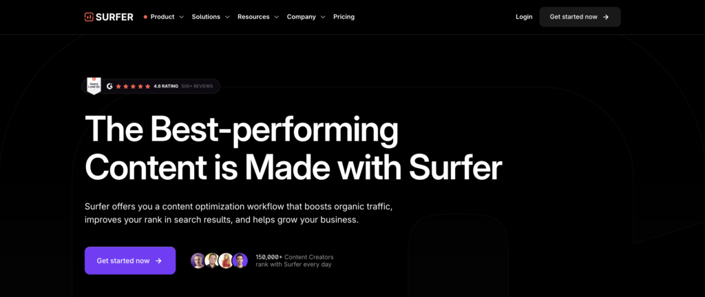 Surfer SEO- AI driven SEO